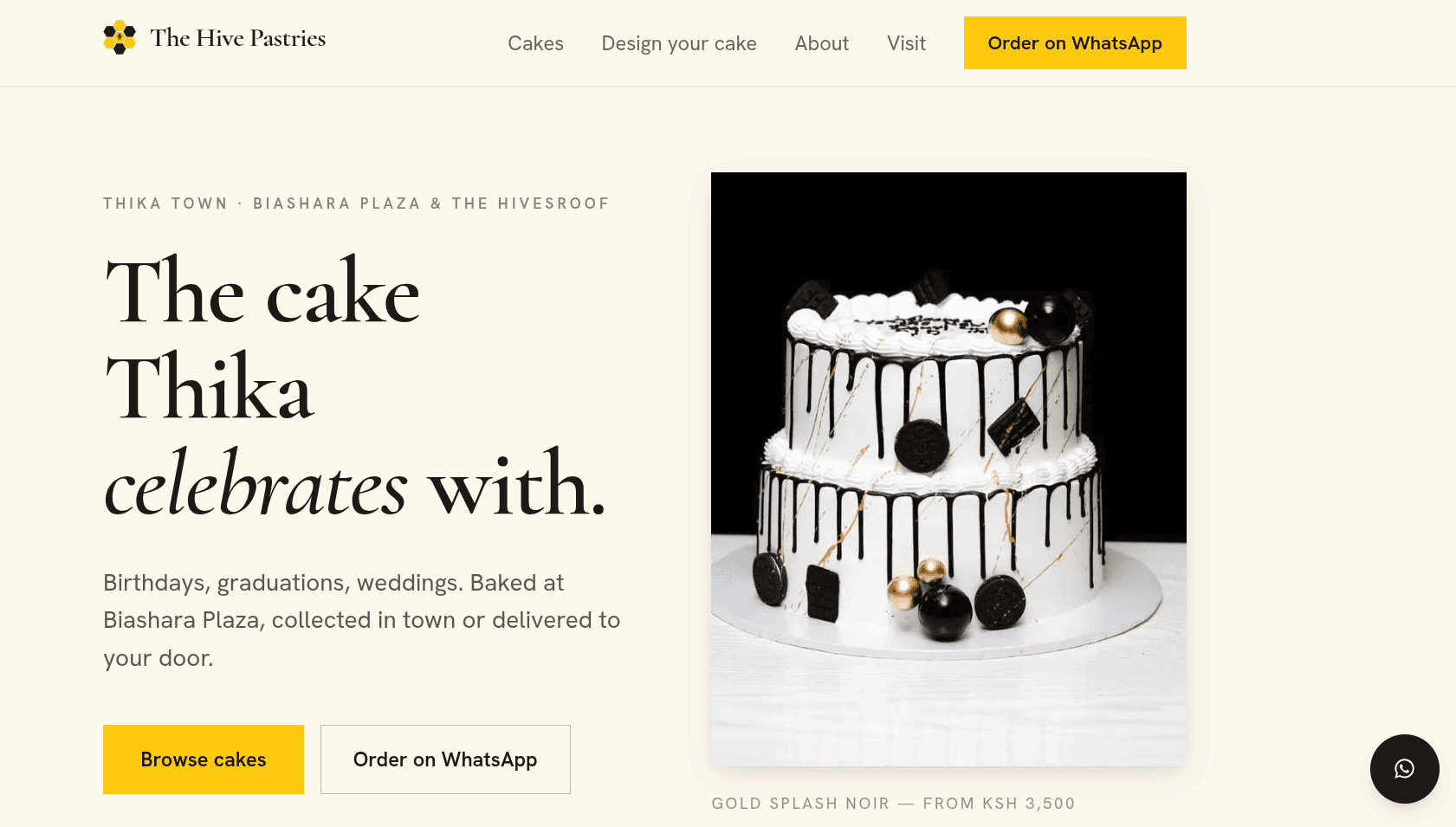 The Hive Pastries — Thika Celebration Cakes
